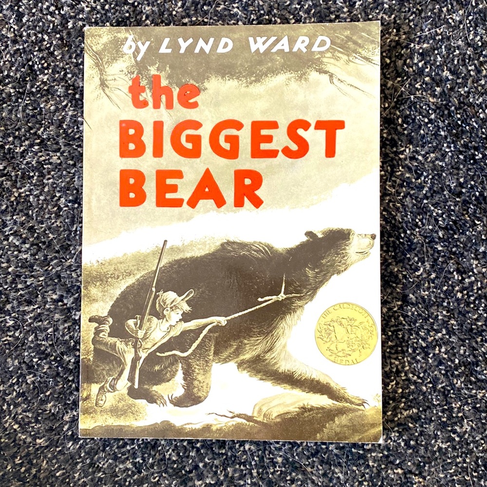 The Biggest Bear by Lynd Ward won the Caldecott Medal New paperback ships today!